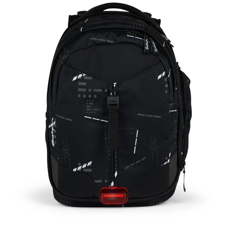 Rucksack Match Reflective Style 2024 erweiterbar auf 35 Liter Ninja Matrix, Farbe: schwarz, Marke: Satch, EAN: 4057081185481, Abmessungen in cm: 39.5x45x21, Bild 10 von 10
