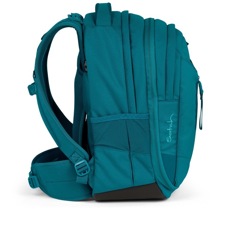 Rucksack Match 2024 erweiterbar auf 35 Liter Deep Petrol, Farbe: blau/petrol, Marke: Satch, EAN: 4057081185436, Abmessungen in cm: 39.5x45x21, Bild 3 von 11