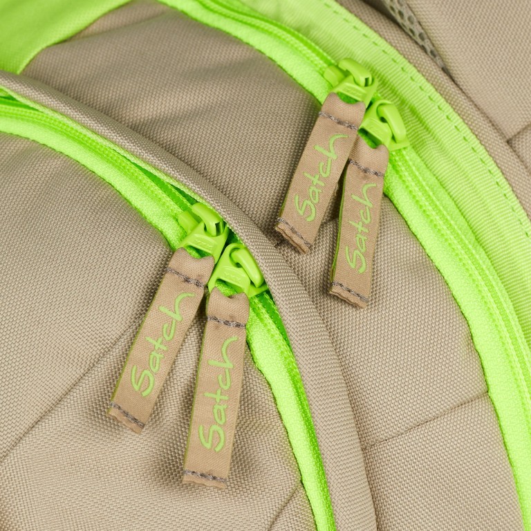 Rucksack Pack Special Edition Think Twice mit austauschbaren Swaps Double Trouble, Farbe: beige, Marke: Satch, EAN: 4057081185788, Abmessungen in cm: 30x45x12, Bild 8 von 11