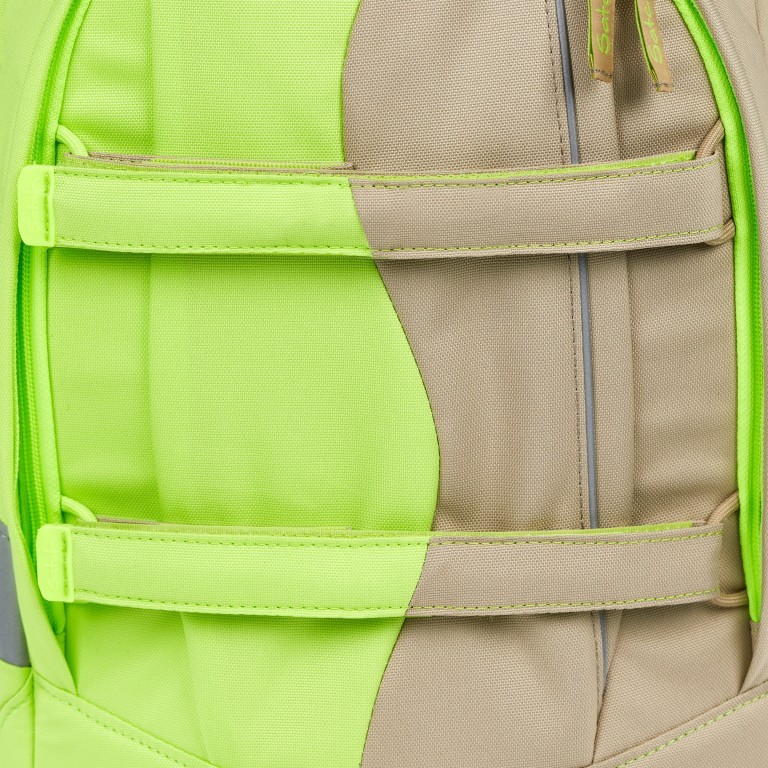 Rucksack Pack Special Edition Think Twice mit austauschbaren Swaps Double Trouble, Farbe: beige, Marke: Satch, EAN: 4057081185788, Abmessungen in cm: 30x45x12, Bild 9 von 11