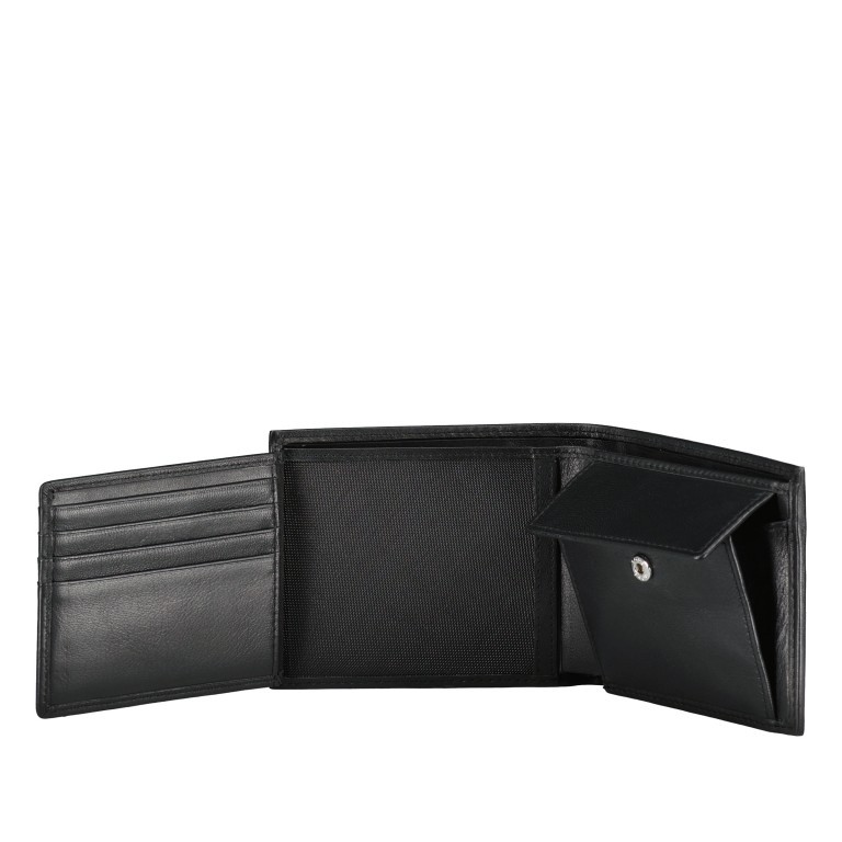 Geldbörse Randy Trifold Black, Farbe: schwarz, Marke: BOSS, EAN: 4063541908538, Abmessungen in cm: 11.8x9.5x2.3, Bild 4 von 4