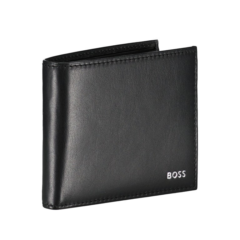 Geldbörse Randy Trifold Black, Farbe: schwarz, Marke: BOSS, EAN: 4063541908538, Abmessungen in cm: 11.8x9.5x2.3, Bild 2 von 4