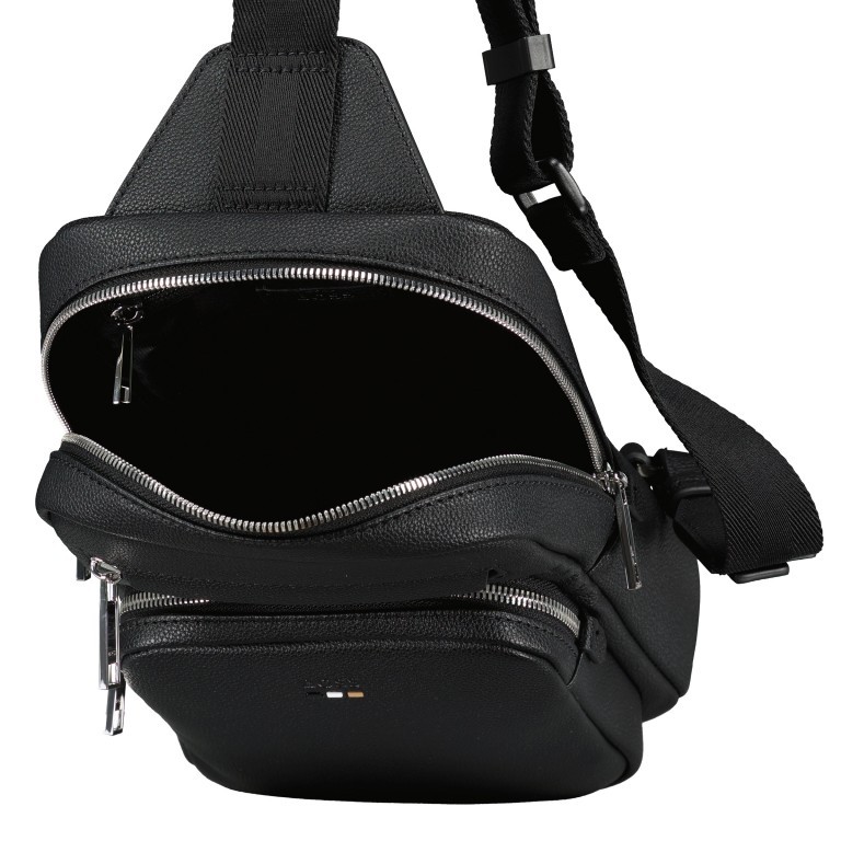 Umhängetasche Ray Monostrap Black, Farbe: schwarz, Marke: Boss, EAN: 4063542802101, Abmessungen in cm: 19x29x10.5, Bild 5 von 5