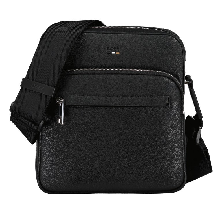 Umhängetasche Ray Big Black, Farbe: schwarz, Marke: Boss, EAN: 4063542802132, Abmessungen in cm: 23.5x26x7.5, Bild 1 von 6