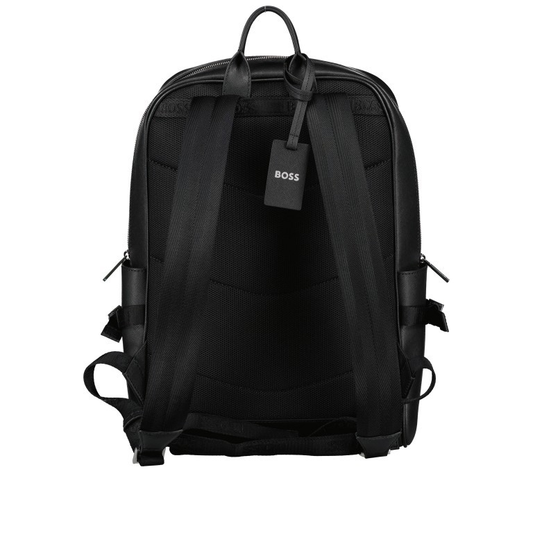 Rucksack Zair Black, Farbe: schwarz, Marke: BOSS, EAN: 4063536091368, Abmessungen in cm: 30x42x13, Bild 4 von 6