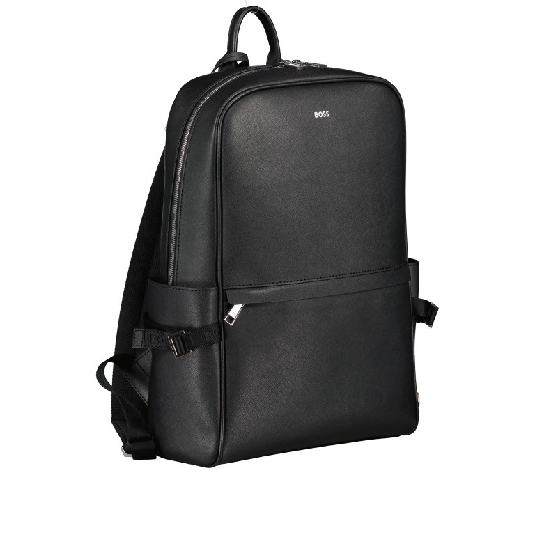 Rucksack Zair Black, Farbe: schwarz, Marke: BOSS, EAN: 4063536091368, Abmessungen in cm: 30x42x13, Bild 2 von 6