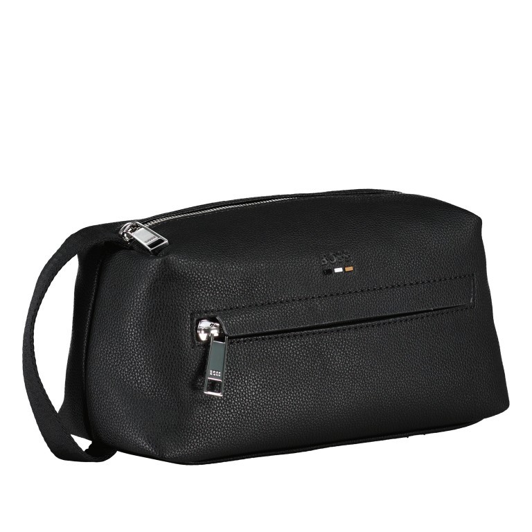 Kulturbeutel Ray Washbag Black, Farbe: schwarz, Marke: BOSS, EAN: 4063544892940, Abmessungen in cm: 21.5x11x9.5, Bild 2 von 5