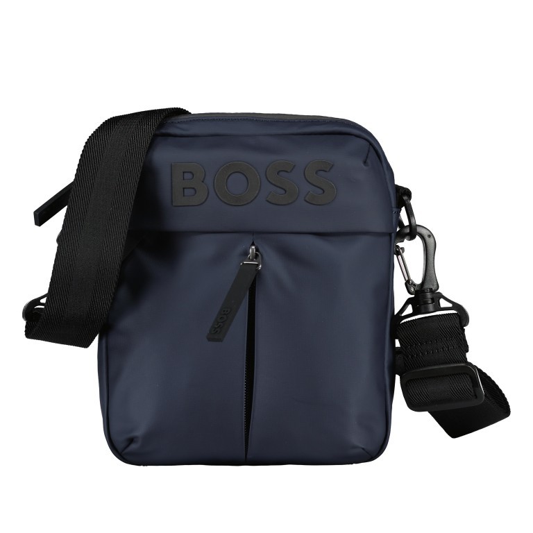 Umhängetasche Stormy Reporter Bag Dark Blue, Farbe: blau/petrol, Marke: BOSS, EAN: 4063542802026, Abmessungen in cm: 16x20.5x4.5, Bild 1 von 6