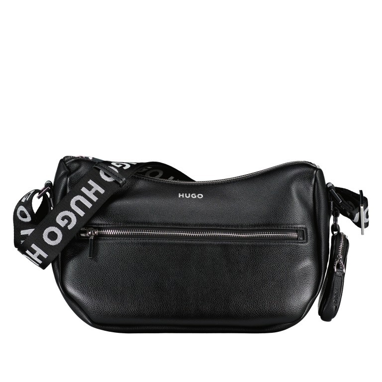 Umhängetasche Bel Black, Farbe: schwarz, Marke: HUGO, EAN: 4063542797391, Abmessungen in cm: 32x20.5x11, Bild 1 von 6