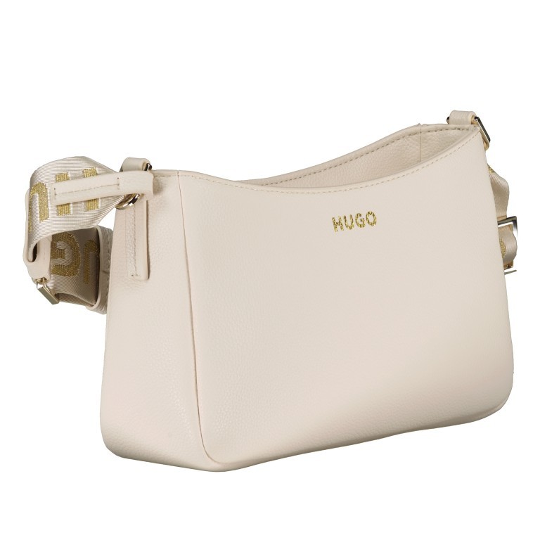 Umhängetasche Bel Hobo Open White, Farbe: beige, Marke: HUGO, EAN: 4063542797223, Abmessungen in cm: 22.5x14x7, Bild 2 von 6