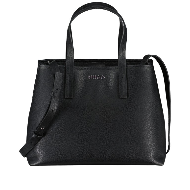Handtasche Chris Satchel Black, Farbe: schwarz, Marke: HUGO, EAN: 4063541101786, Abmessungen in cm: 34x25.5x13, Bild 1 von 8