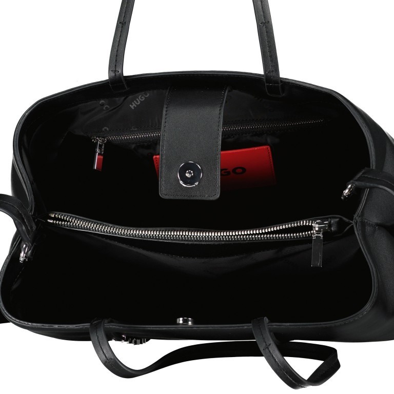 Shopper Mel Satchel Black, Farbe: schwarz, Marke: HUGO, EAN: 4063542797810, Abmessungen in cm: 39x26x13.5, Bild 7 von 7