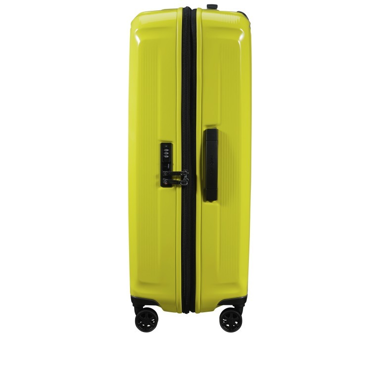 Koffer Nuon Spinner 75 erweiterbar Metallic Lime, Farbe: gelb, Marke: Samsonite, EAN: 5400520226655, Abmessungen in cm: 49x75x30, Bild 3 von 17