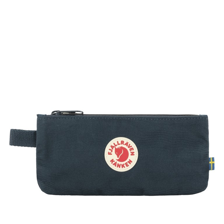Federmäppchen Kånken Pen Case Navy, Farbe: blau/petrol, Marke: Fjällräven, EAN: 7323451017346, Abmessungen in cm: 21x10x1, Bild 1 von 4