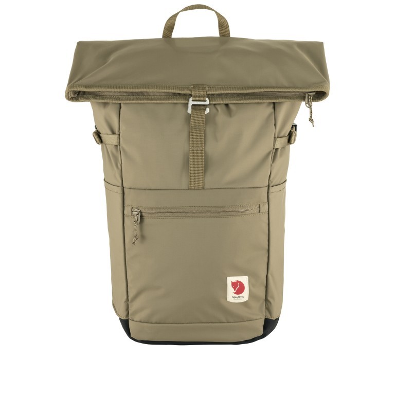 Rucksack High Coast Foldsack Volumen 24 Liter Clay, Farbe: beige, Marke: Fjällräven, EAN: 7323450989842, Abmessungen in cm: 26x45x20, Bild 1 von 11