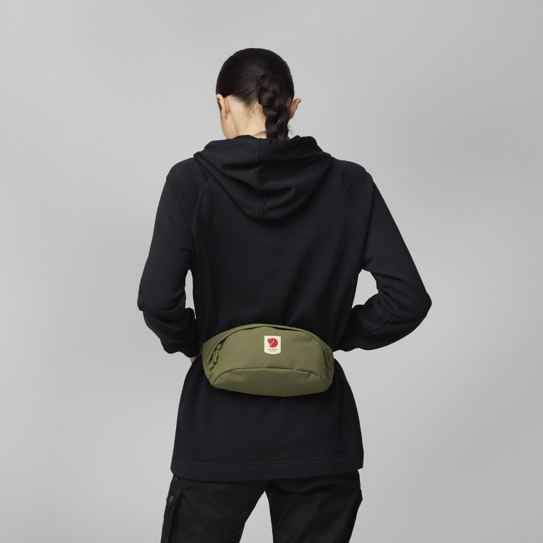 Gürteltasche Ulvö Hip Pack Medium Green, Farbe: taupe/khaki, Marke: Fjällräven, EAN: 7323450989811, Abmessungen in cm: 28x12x10, Bild 5 von 6