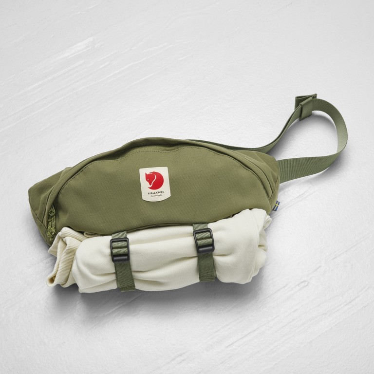 Gürteltasche Ulvö Hip Pack 23166 Large Green, Farbe: taupe/khaki, Marke: Fjällräven, EAN: 7323450989828, Abmessungen in cm: 27x15x12, Bild 6 von 7