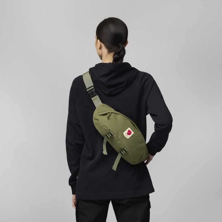 Gürteltasche Ulvö Hip Pack 23166 Large Green, Farbe: taupe/khaki, Marke: Fjällräven, EAN: 7323450989828, Abmessungen in cm: 27x15x12, Bild 3 von 7