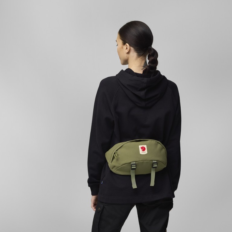 Gürteltasche Ulvö Hip Pack 23166 Large Green, Farbe: taupe/khaki, Marke: Fjällräven, EAN: 7323450989828, Abmessungen in cm: 27x15x12, Bild 5 von 7