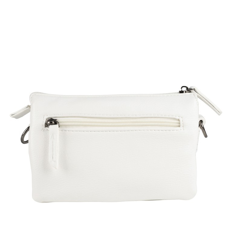 Umhängetasche Larissa F41-1313 mit zwei Schulterriemen White, Farbe: weiß, Marke: Flanigan, EAN: 8721003103544, Abmessungen in cm: 18.5x13x7, Bild 3 von 7