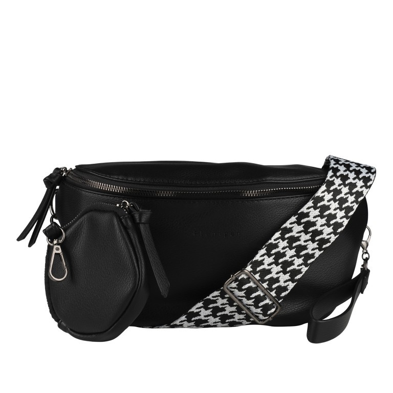 Gürteltasche / Umhängetasche Alice FU23-1280 Black, Farbe: schwarz, Marke: Flanigan, EAN: 4066727004727, Abmessungen in cm: 30.5x18x11, Bild 1 von 8