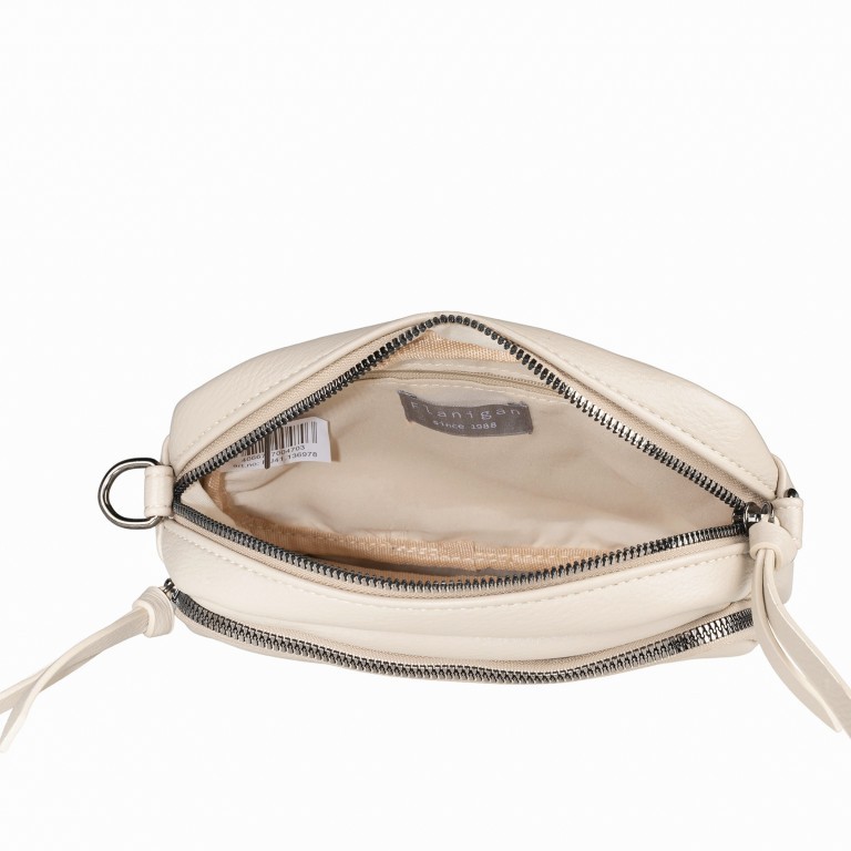 Umhängetasche Alice FU41-1369 Ecru, Farbe: beige, Marke: Flanigan, EAN: 4066727004703, Abmessungen in cm: 20.5x15.5x5.5, Bild 6 von 6