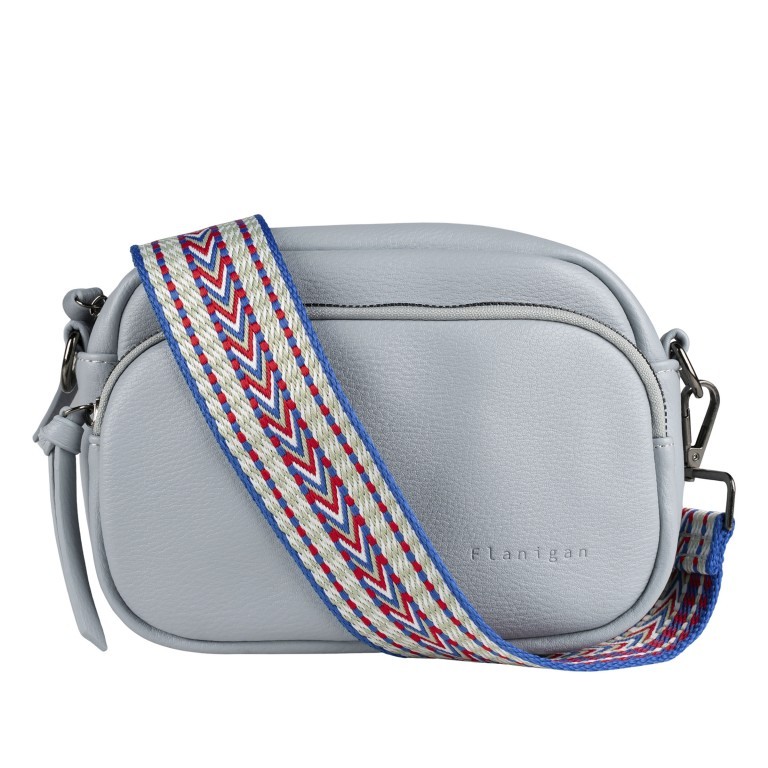 Umhängetasche Alice FU41-1369 Soft Blue, Farbe: blau/petrol, Marke: Flanigan, EAN: 4066727004710, Abmessungen in cm: 20.5x15.5x5.5, Bild 1 von 6