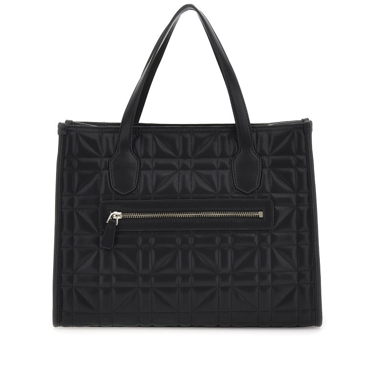 Handtasche Silvana Black, Farbe: schwarz, Marke: Guess, EAN: 0190231845324, Abmessungen in cm: 33.5x25.5x13, Bild 4 von 9