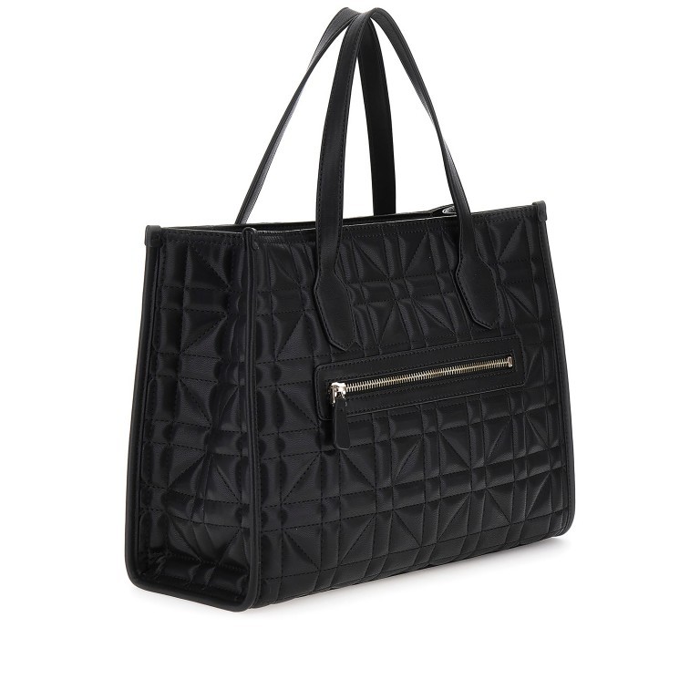 Handtasche Silvana Black, Farbe: schwarz, Marke: Guess, EAN: 0190231845324, Abmessungen in cm: 33.5x25.5x13, Bild 3 von 9
