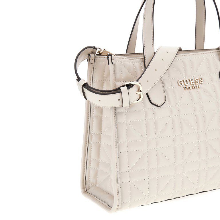 Handtasche Silvana Stone, Farbe: beige, Marke: Guess, EAN: 0190231845331, Abmessungen in cm: 33.5x25.5x13, Bild 9 von 9