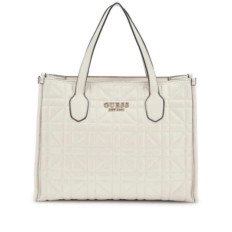 Handtasche Silvana Stone, Farbe: beige, Marke: Guess, EAN: 0190231845331, Abmessungen in cm: 33.5x25.5x13, Bild 1 von 9