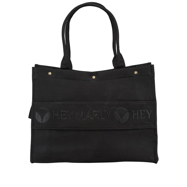 Shopper Signature Bag Black, Farbe: schwarz, Marke: Hey Marly, EAN: 4260597616107, Abmessungen in cm: 41x33x16, Bild 3 von 5