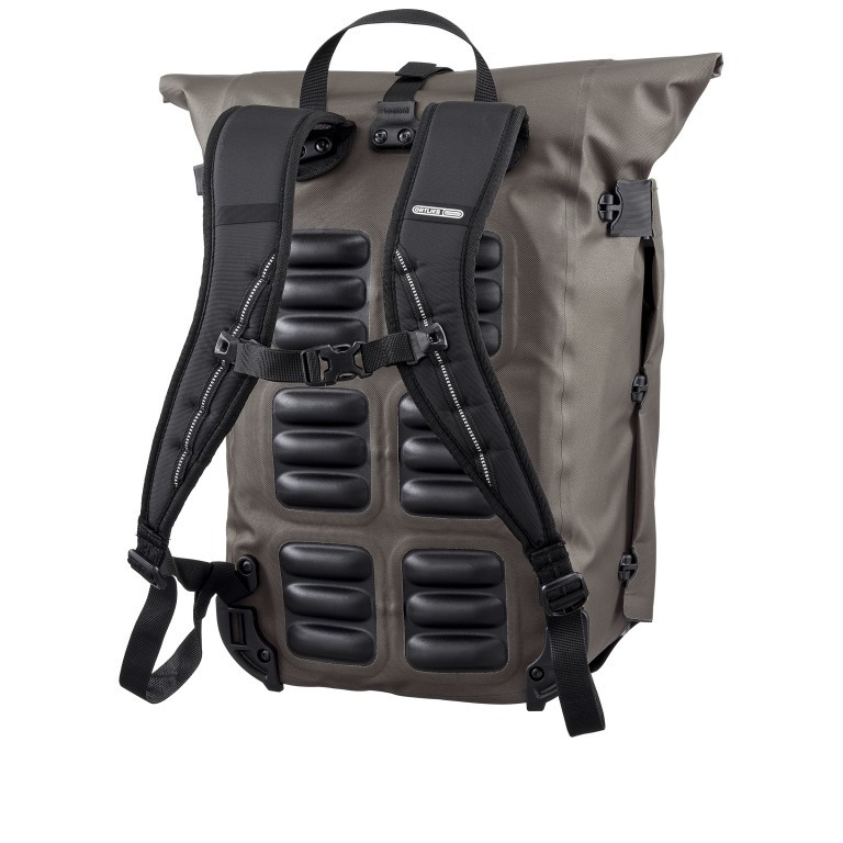 Fahrradtasche / Rucksack Vario Volumen 26 Liter Dark Sand, Farbe: taupe/khaki, Marke: Ortlieb, EAN: 4013051058322, Abmessungen in cm: 31x47x22, Bild 6 von 20