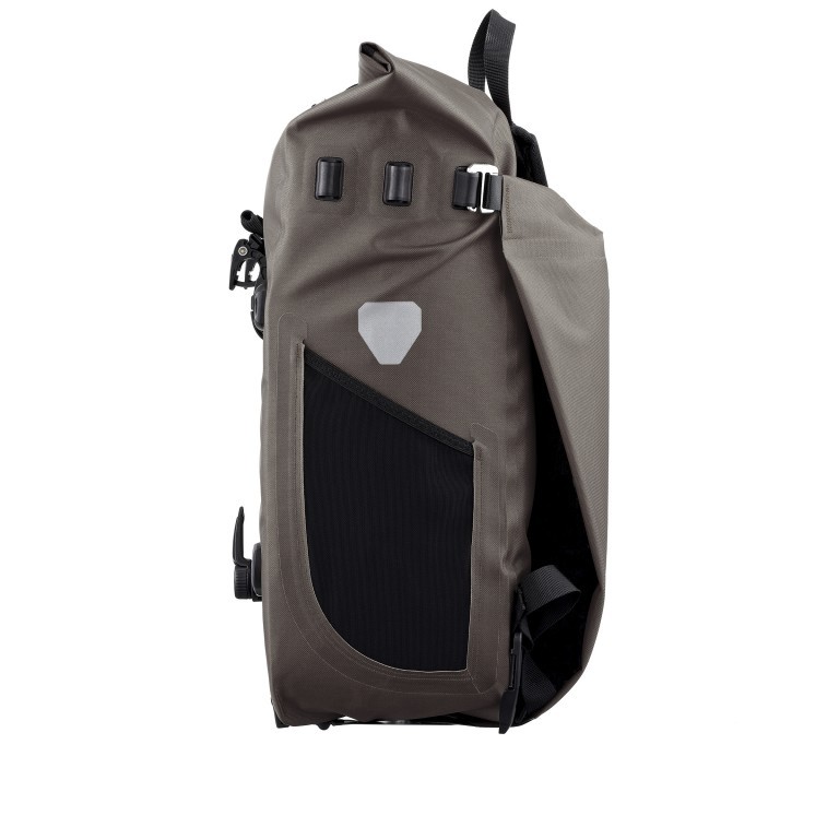 Fahrradtasche / Rucksack Vario Volumen 26 Liter Dark Sand, Farbe: taupe/khaki, Marke: Ortlieb, EAN: 4013051058322, Abmessungen in cm: 31x47x22, Bild 4 von 20