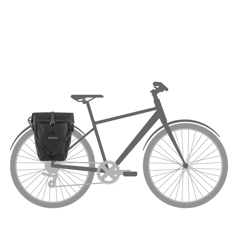 Fahrradtasche Back-Roller Plus Hinterrad Einzeltasche Volumen 20 Liter Black, Farbe: schwarz, Marke: Ortlieb, EAN: 4013051056861, Bild 4 von 8