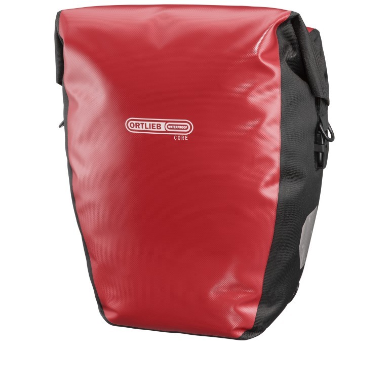 Fahrradtasche Back-Roller Core Hinterrad Einzeltasche Volumen 20 Liter Red Black, Farbe: rot/weinrot, Marke: Ortlieb, EAN: 4013051058018, Bild 1 von 4