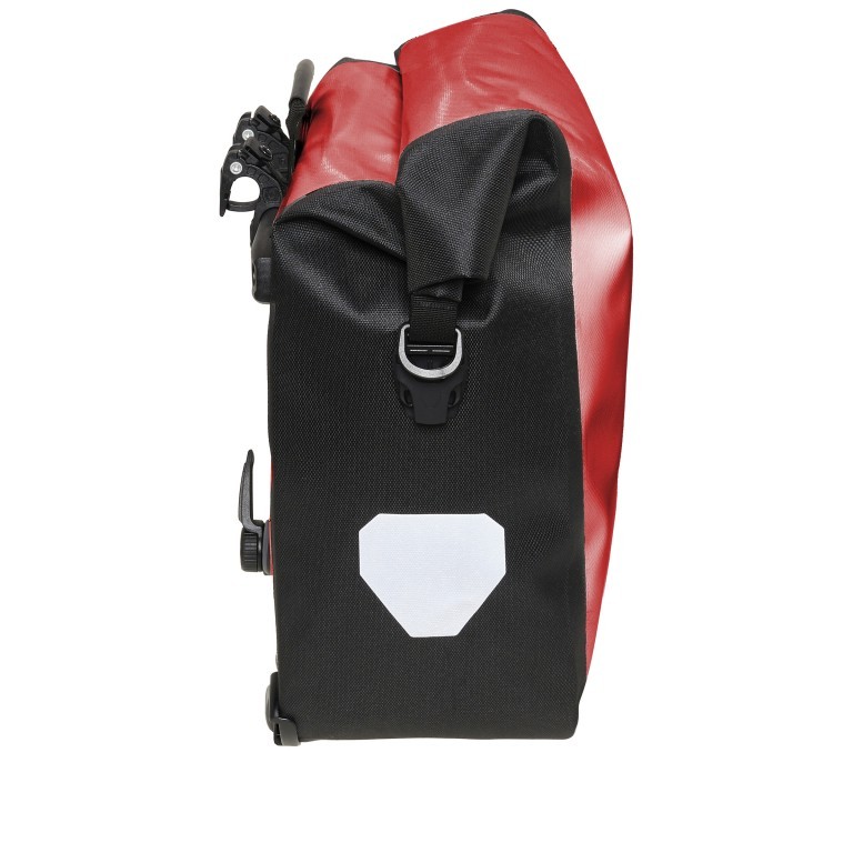 Fahrradtasche Back-Roller Core Hinterrad Einzeltasche Volumen 20 Liter Red Black, Farbe: rot/weinrot, Marke: Ortlieb, EAN: 4013051058018, Bild 3 von 4