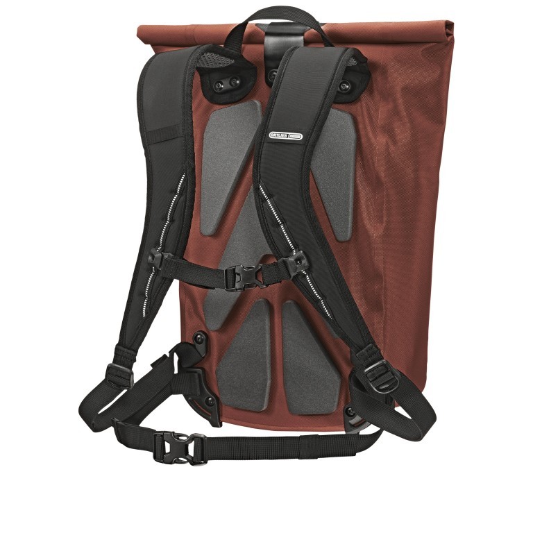 Rucksack Velocity PS Volumen 17 Liter Rooibos, Farbe: rot/weinrot, Marke: Ortlieb, EAN: 4013051052436, Abmessungen in cm: 28x45x14, Bild 3 von 5