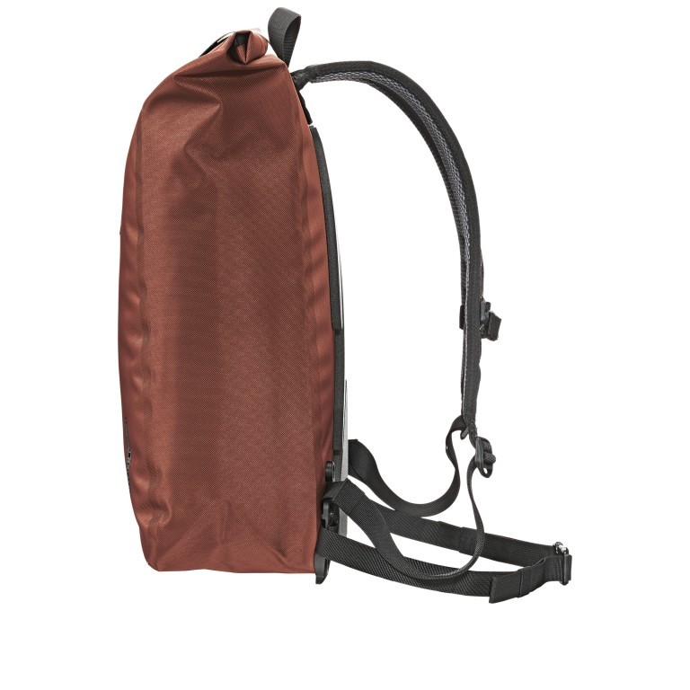 Rucksack Velocity PS Volumen 23 Liter Rooibos, Farbe: rot/weinrot, Marke: Ortlieb, EAN: 4013051052443, Abmessungen in cm: 30x50x16, Bild 2 von 5