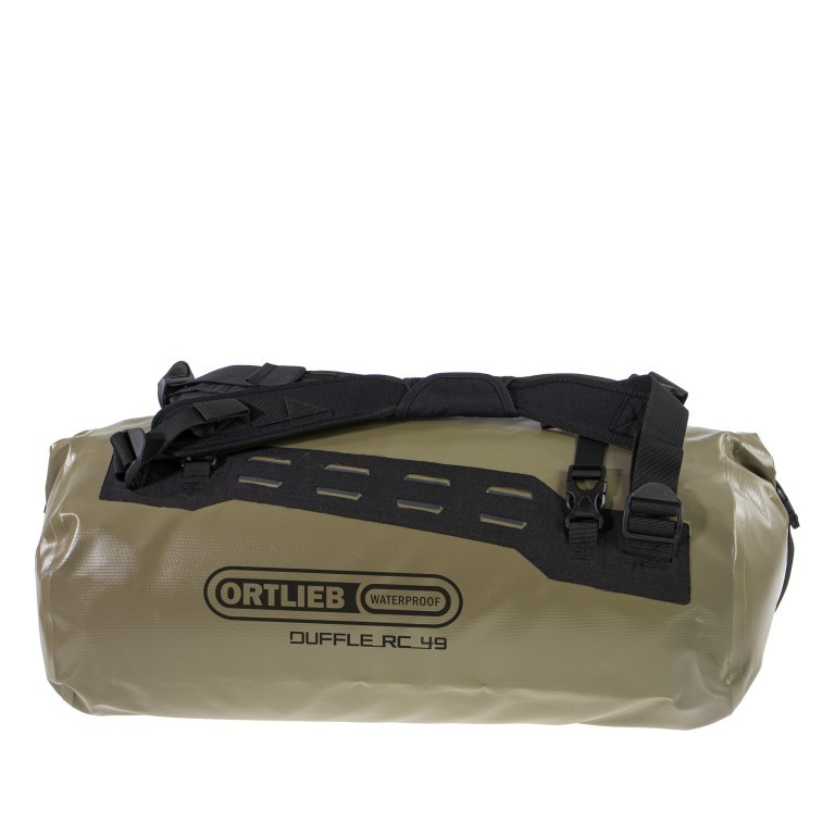 Reisetasche Duffle RC auch als Rucksack nutzbar Volumen 49 Liter Olive, Farbe: grün/oliv, Marke: Ortlieb, EAN: 4013051058063, Abmessungen in cm: 61x34x32, Bild 1 von 9