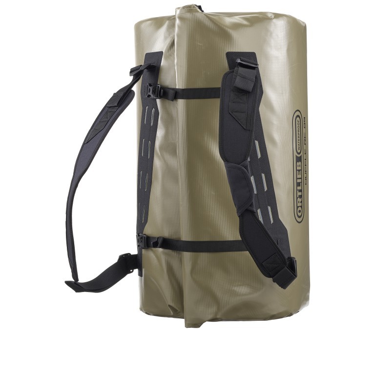 Reisetasche Duffle RC auch als Rucksack nutzbar Volumen 89 Liter Olive, Farbe: grün/oliv, Marke: Ortlieb, EAN: 4013051058087, Abmessungen in cm: 71x40x40, Bild 4 von 10