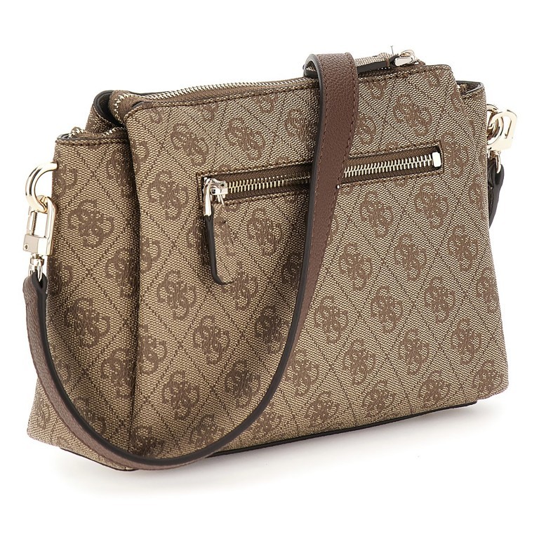 Umhängetasche Noelle 4g-logo Latte Brown, Farbe: cognac, Marke: Guess, EAN: 0190231843160, Abmessungen in cm: 24x17x7.5, Bild 2 von 5