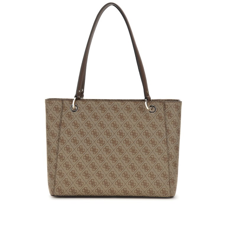 Shopper Noelle 4g-logo Latte Brown, Farbe: cognac, Marke: Guess, EAN: 0190231758396, Abmessungen in cm: 37x26x9.5, Bild 3 von 6