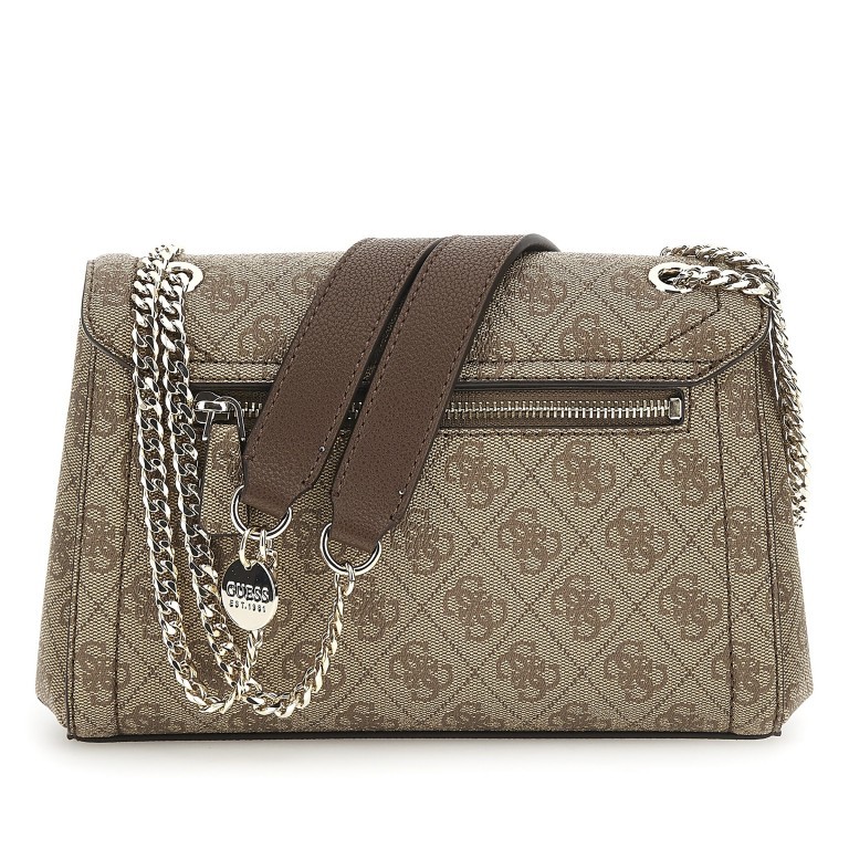 Tasche Noelle 4G-Logo Latte Brown, Farbe: cognac, Marke: Guess, EAN: 0190231786450, Abmessungen in cm: 27x16x7, Bild 3 von 7