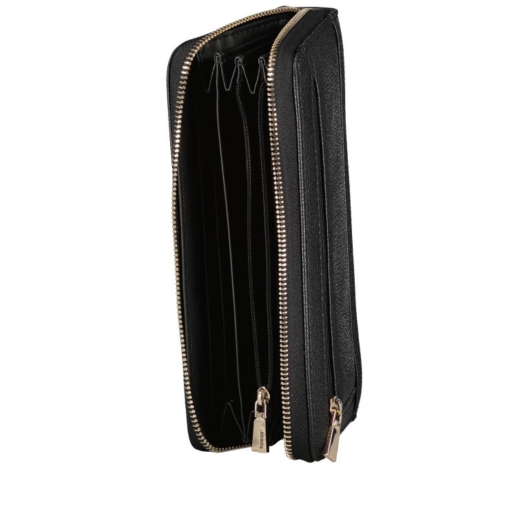 Geldbörse Laurel Black, Farbe: schwarz, Marke: Guess, EAN: 0190231774822, Abmessungen in cm: 20.5x10x2.7, Bild 5 von 5