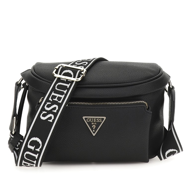 Umhängetasche Power Play Slingbag Black, Farbe: schwarz, Marke: Guess, EAN: 0190231813309, Abmessungen in cm: 22x16x11.5, Bild 1 von 6