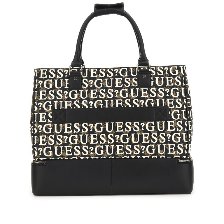 Reisetasche Stark Travel Brown Multi, Farbe: braun, Marke: Guess, EAN: 0190231849254, Abmessungen in cm: 40x32x18, Bild 5 von 9