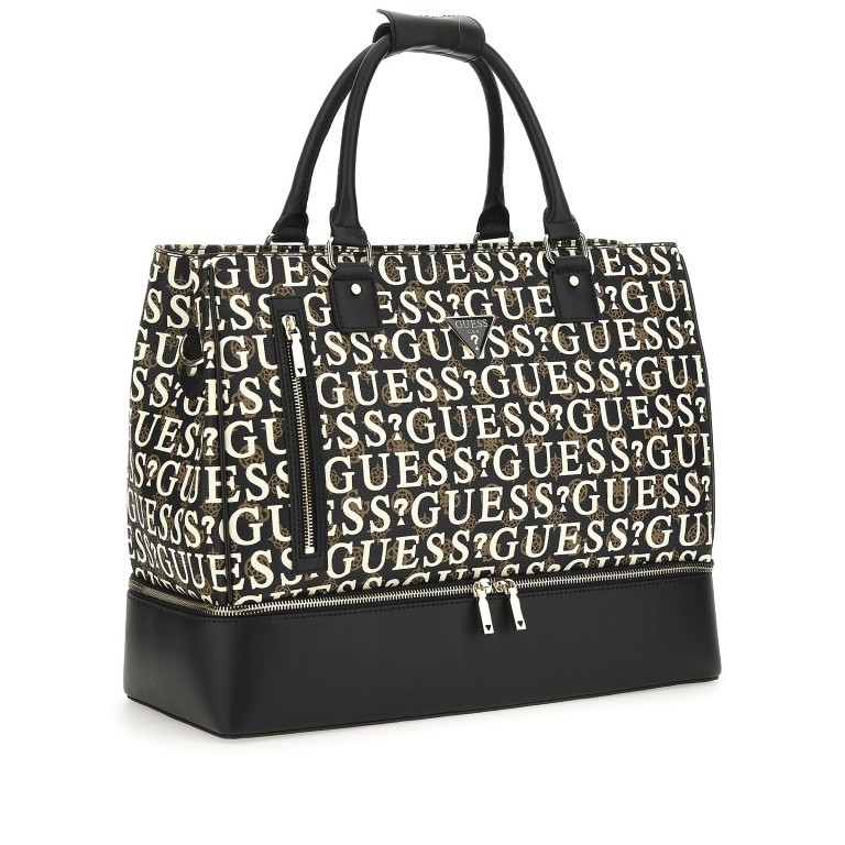 Reisetasche Stark Travel Brown Multi, Farbe: braun, Marke: Guess, EAN: 0190231849254, Abmessungen in cm: 40x32x18, Bild 2 von 9