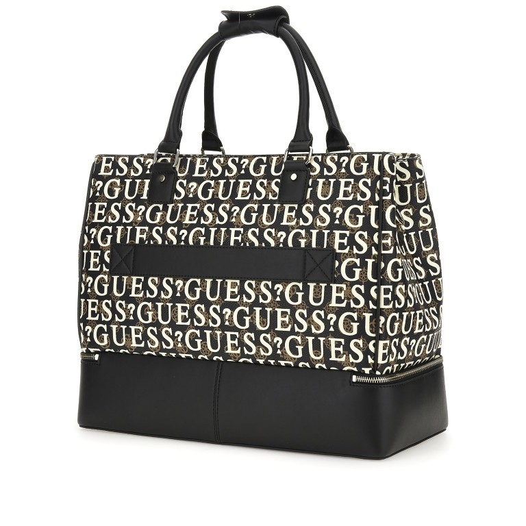Reisetasche Stark Travel Brown Multi, Farbe: braun, Marke: Guess, EAN: 0190231849254, Abmessungen in cm: 40x32x18, Bild 4 von 9