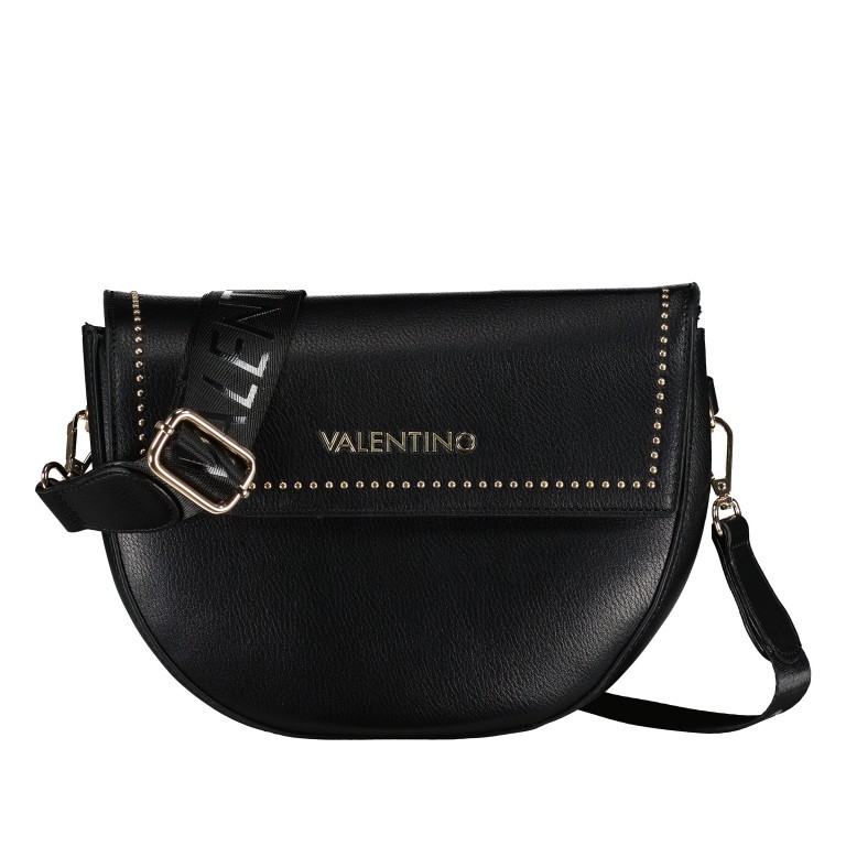 Umhängetasche Bigs Nero, Farbe: schwarz, Marke: Valentino Bags, EAN: 8054942440464, Abmessungen in cm: 24x17.5x8, Bild 1 von 5